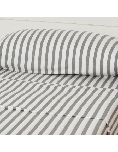 Set di lenzuola flanella Raya Aviles verde militare