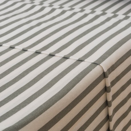 Set di lenzuola flanella Raya Aviles verde militare