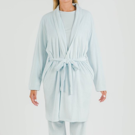 Vestaglia Velvet tinta unita