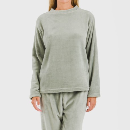 Pigiama velluto tinta unita