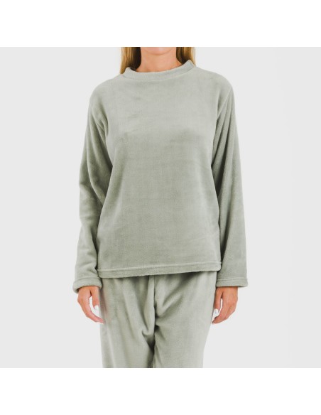 Pigiama velluto tinta unita Pigiama velluto tinta unita