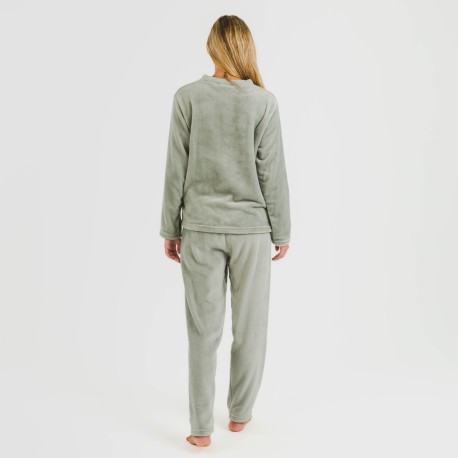 Pigiama velluto tinta unita