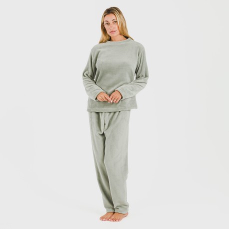 Pigiama velluto tinta unita