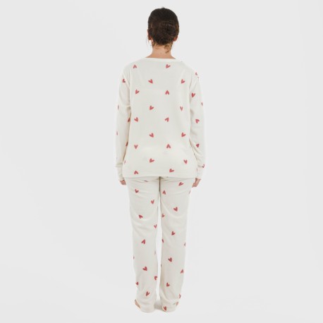 Pigiama pile polare Fanny rosa