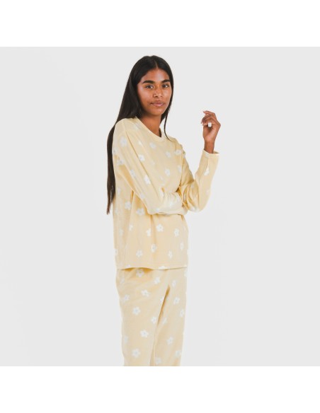 Pigiama velluto Dula crema Pigiama velluto Dula crema