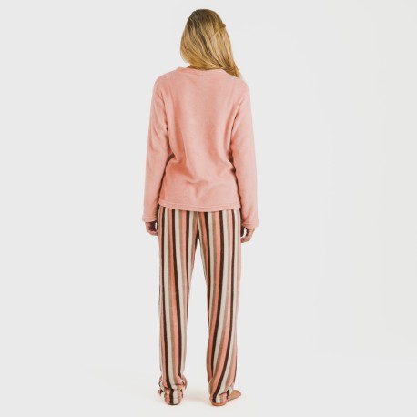 Pigiama pile coral Raya Norma pesca