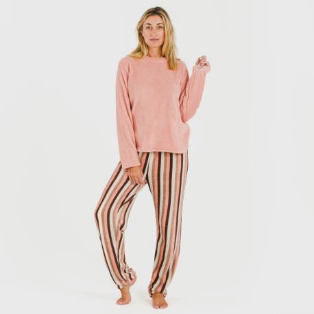 Pigiama pile coral Raya Norma pesca