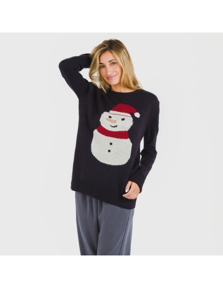 Maglione donna Snowy blu navy Maglione donna Snowy blu navy