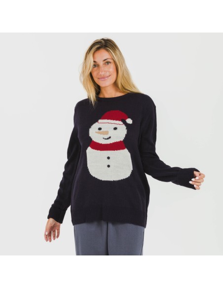 Maglione donna Snowy blu navy Maglione donna Snowy blu navy