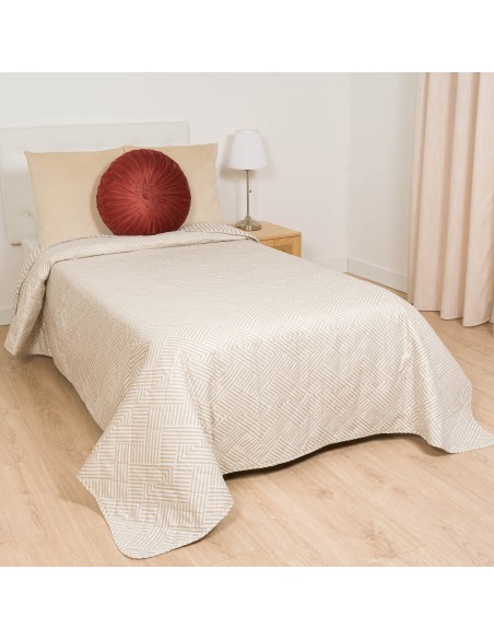 Copriletto bouti Oscar sabbia