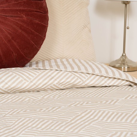 Copriletto bouti Oscar sabbia