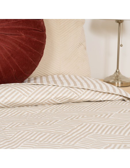 Copriletto bouti Oscar sabbia