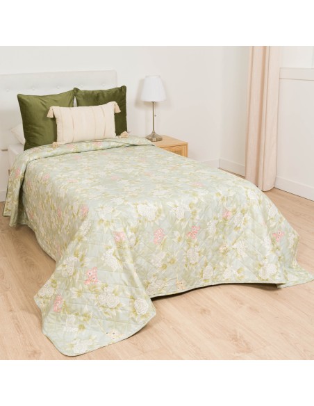 Copriletto bouti Mika verde