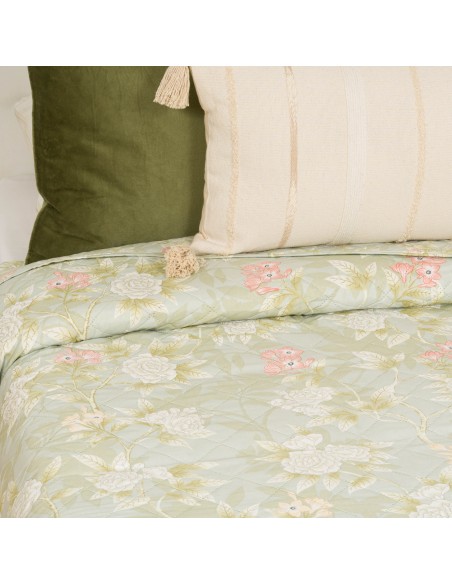 Copriletto bouti Mika verde