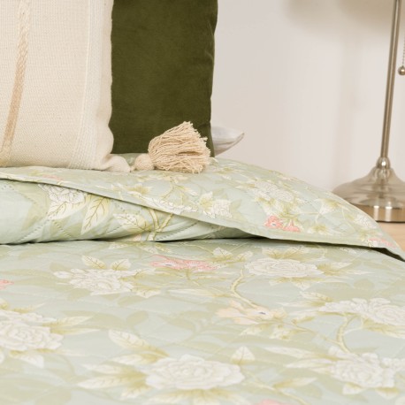 Copriletto bouti Mika verde