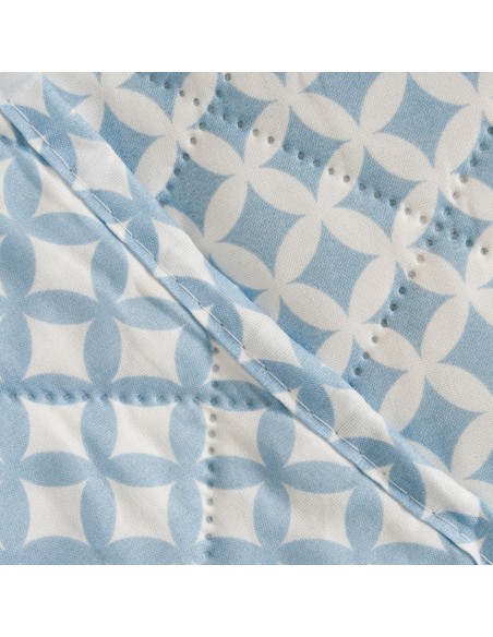 Copriletto bouti Ohio indaco