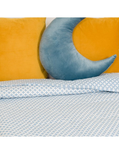 Copriletto bouti Ohio indaco