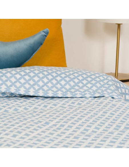 Copriletto bouti Ohio indaco