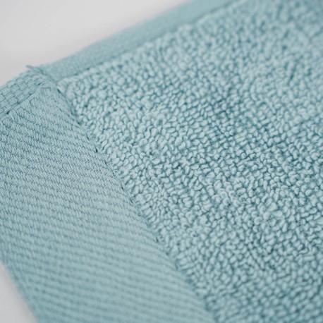 Asciugamano 400gr doppia spugna blu acqua