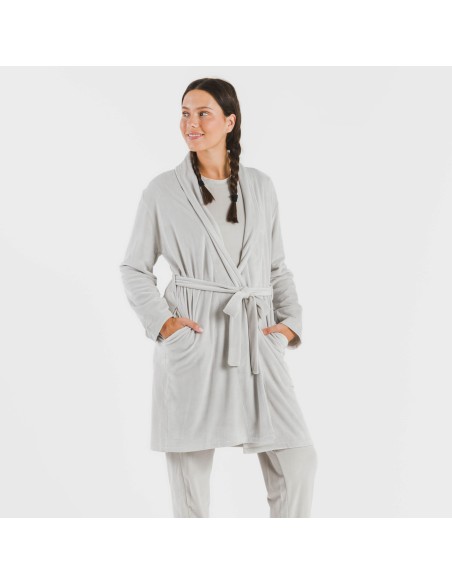 Vestaglia Velvet tinta unita