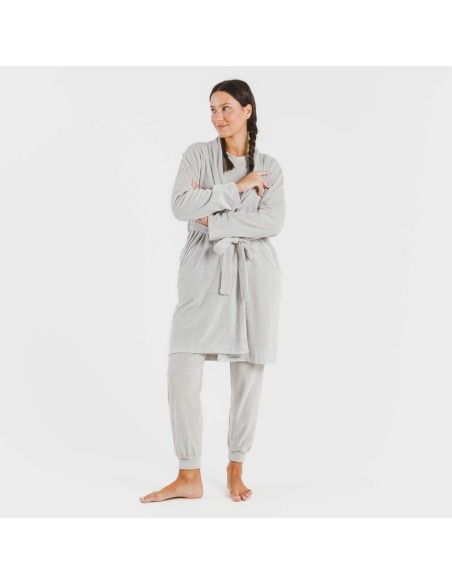 Vestaglia Velvet tinta unita