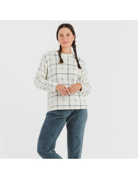 Pigiama pile coral Cuadro Dua blu