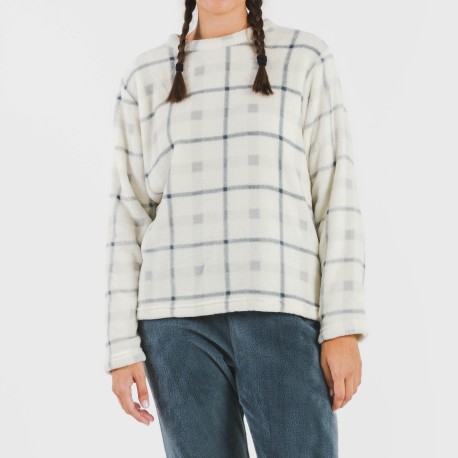 Pigiama pile coral Cuadro Dua blu