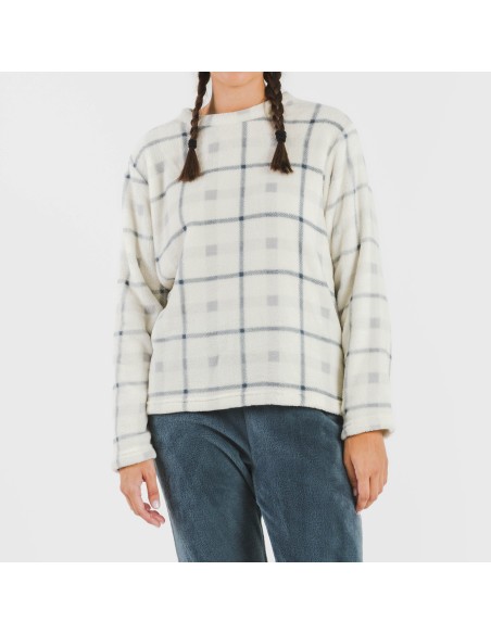 Pigiama pile coral Cuadro Dua blu