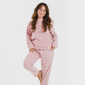 Pigiama pile coral Vitalidad rosa 2