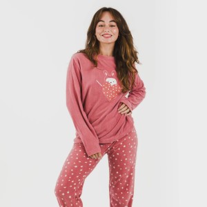 Pigiama pile polare Dada rosa 2