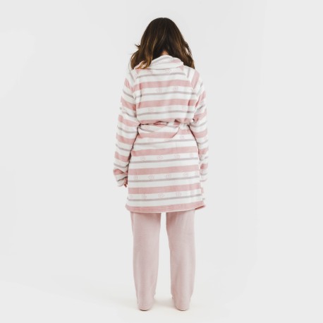 Vestaglia pile coral Raya Wilma rosa