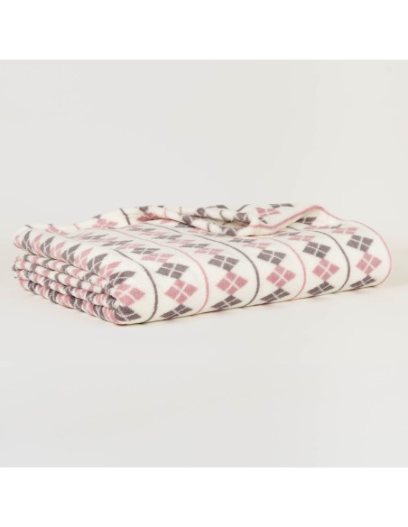 Coperta pile coral Casimira malva Coperta pile coral Casimira malva