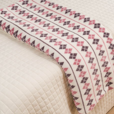 Coperta pile coral Casimira malva