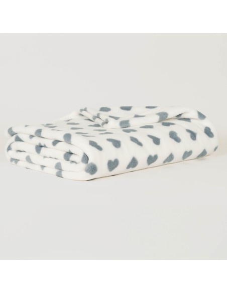 Coperta pile coral Praga blu Coperta pile coral Praga blu