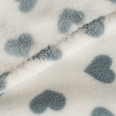 Coperta pile coral Praga blu