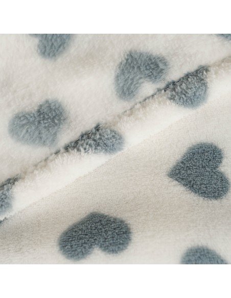 Coperta pile coral Praga blu Coperta pile coral Praga blu