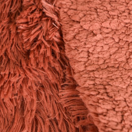 Coperta pelo sherpa tinta unita