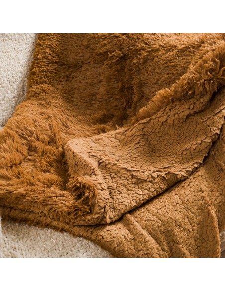 Coperta pelo sherpa tinta unita Coperta pelo sherpa tinta unita