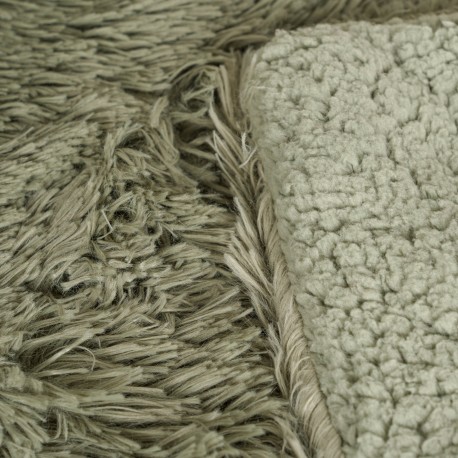 Coperta pelo sherpa tinta unita