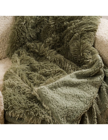 Coperta pelo sherpa tinta unita Coperta pelo sherpa tinta unita