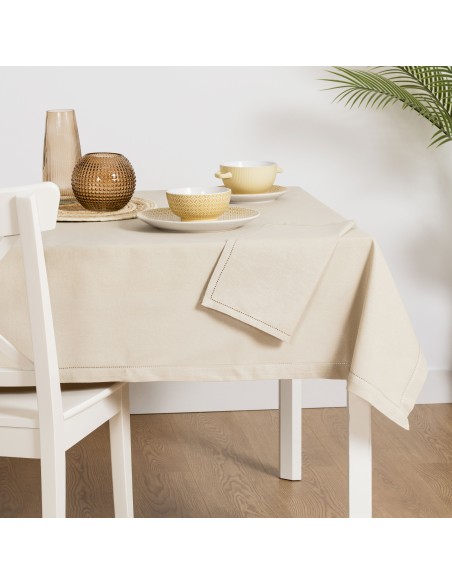 Tovaglia in cotone organico tinta unita Tovaglia in cotone organico tinta unita