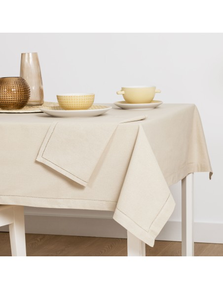 Tovaglia in cotone organico tinta unita Tovaglia in cotone organico tinta unita