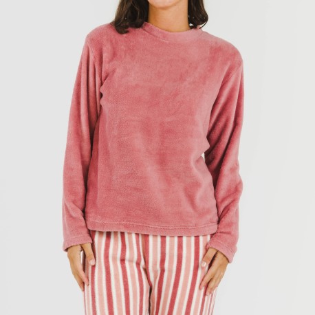 Pigiama pile coral Raya Brooke rosa