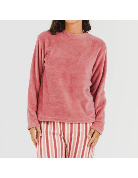 Pigiama pile coral Raya Brooke rosa