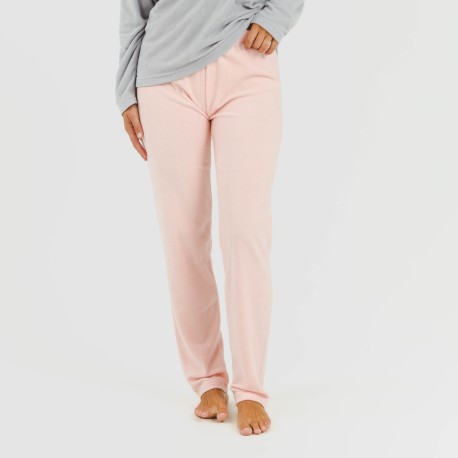 Pigiama pile polare Gnome rosa