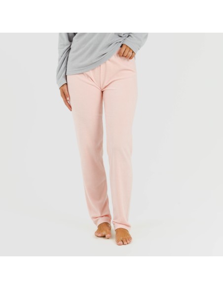 Pigiama pile polare Gnome rosa