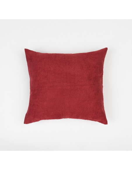 Cuscino quadrato scamosciato - federa + imbottitura Cuscino quadrato scamosciato - federa + imbottitura