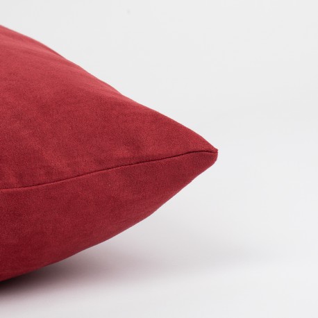 Cuscino quadrato scamosciato - federa + imbottitura