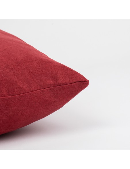 Cuscino quadrato scamosciato - federa + imbottitura Cuscino quadrato scamosciato - federa + imbottitura