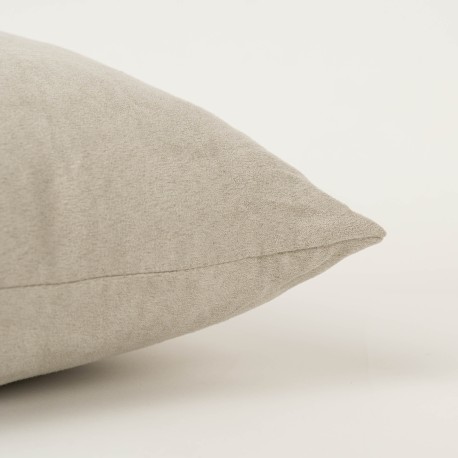 Cuscino quadrato scamosciato - federa + imbottitura